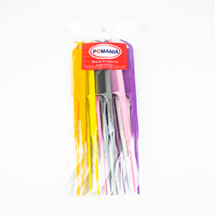 Paquete de 12 Peines Surtidos Pomania Para el Cabello