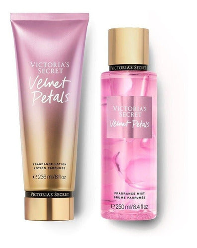 Set 2 Piezas Victoria's Secret Crema Y Body Velvet Petals