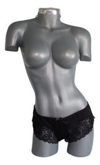Bikini Completo De Encaje No.2 En Lycra Color Negro