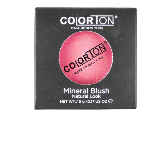 Rubor Profesional Mineral Natural Loook Colorton 02 Rose
