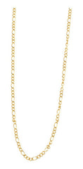 Cadena 60cm De Eslabon En Oro Amarillo De 10k 1.6 Gramos