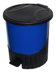 Contenedor 14lts Pedal C/tapa Azul