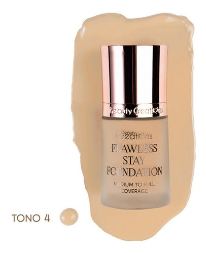 Base De Maquillaje Líquido Tono 4.0 Beauty Creations 30ml