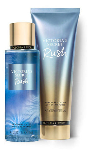 Set Victoria's Secret Crema Y Body Locion Rush