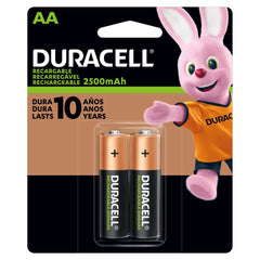 Pilas recargables Duracell AA 2 Pilas AA
