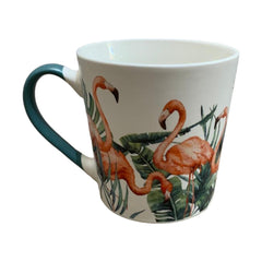 Tazas de porcelana flamencos Happy day 380ml