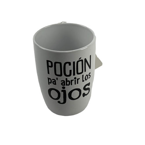 Taza Pocion pa' abrir los ojos