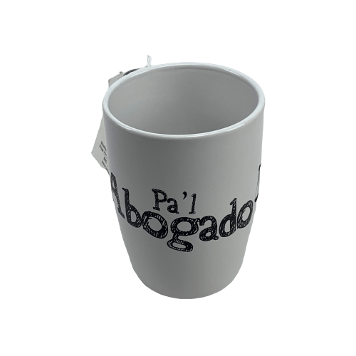 Taza blanca Pa'l Abogado