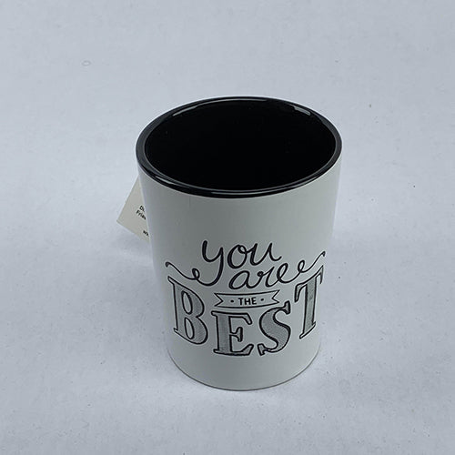 Taza de ceramica color blanco sublimada