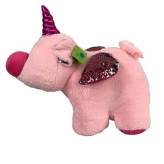 Puerco de Peluche con lentejuela grande