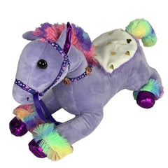 Caballo de peluche Arcoiris grande