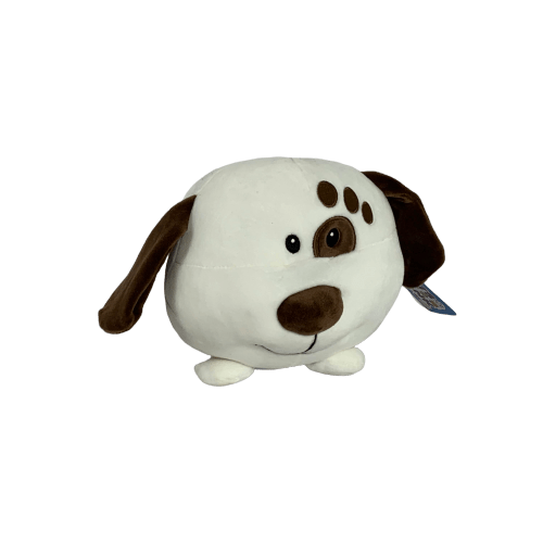 Alcancía de peluche con sonido y luz perro