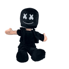 Peluche Marshmello negro 30cm