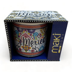 Taza de Talavera Rosa