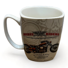 Taza de Motos Rebel Riders Gris