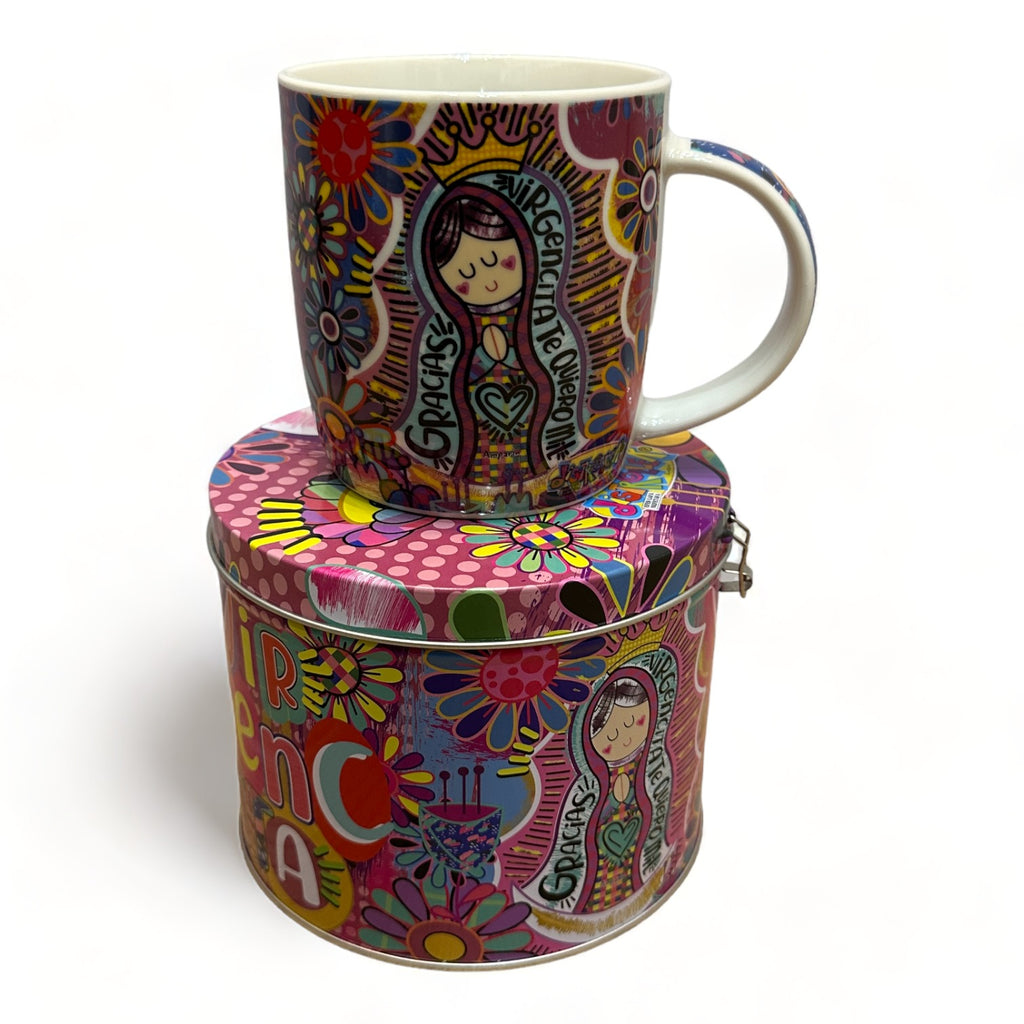 Taza De Virgencita Plis Con Alcancia