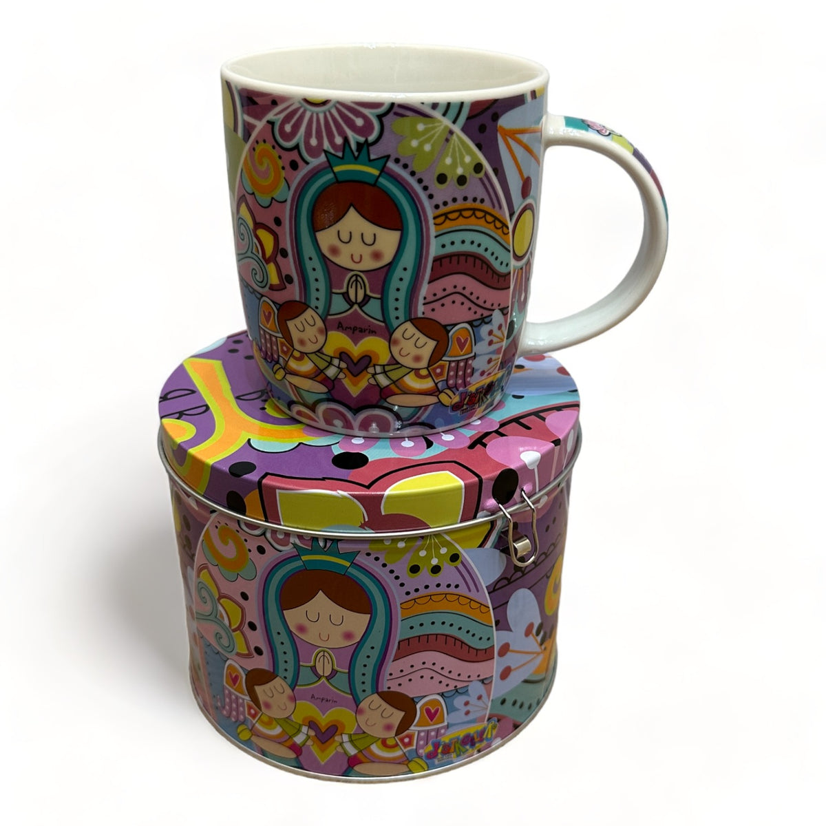 Taza De Virgencita Plis Con Alcancia