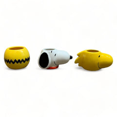 Juego de 3 mini tazas de cerámica Peanuts 103ml
