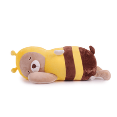 Peluche Oso Abeja Durmiendo Amarillo 40 Cm