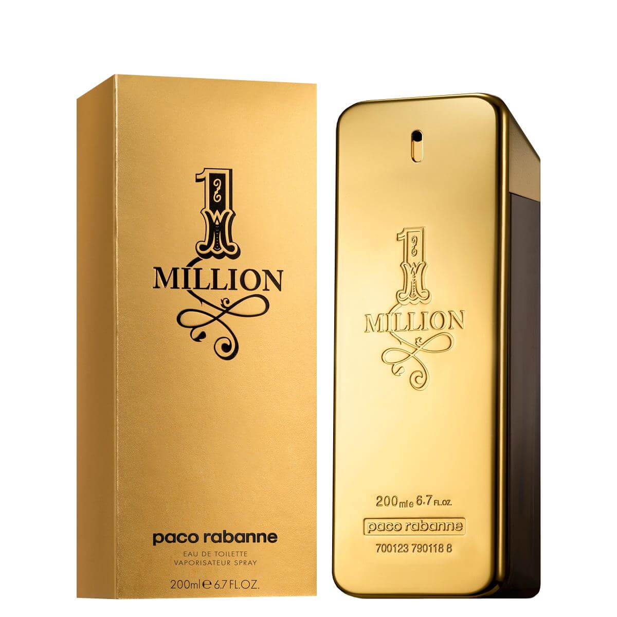 Perfume 1 Million Hombre De Paco Rabanne Edt 200ml Original