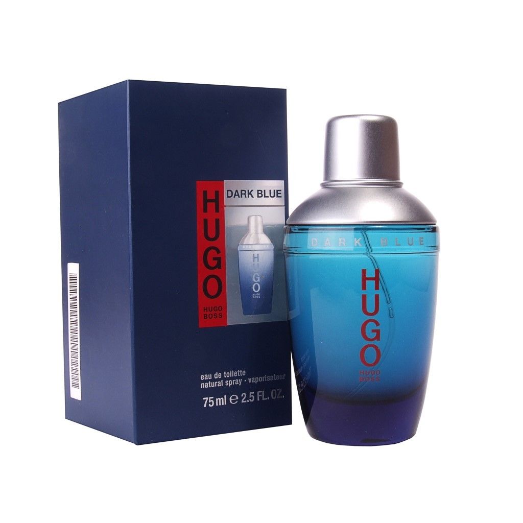 Perfume Dark Blue Hombre De Hugo Boss Edt 75ml Original