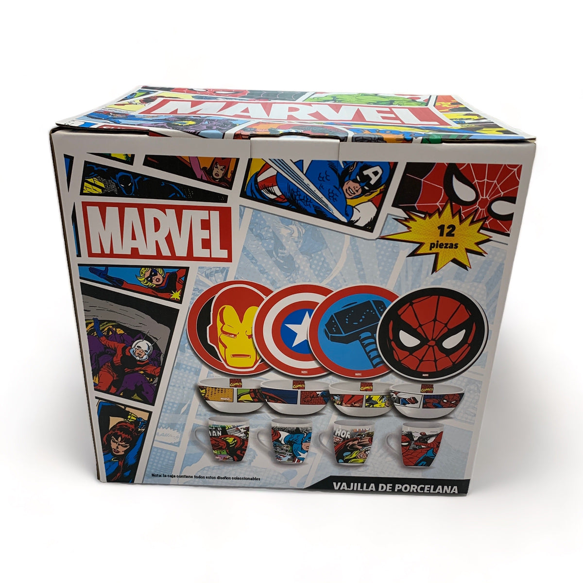 Vajilla De Porcelana Marvel Comics