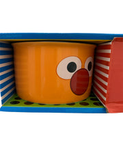 Taza de Plaza Sesamo de Porcelana de Color Naranja de 100ml