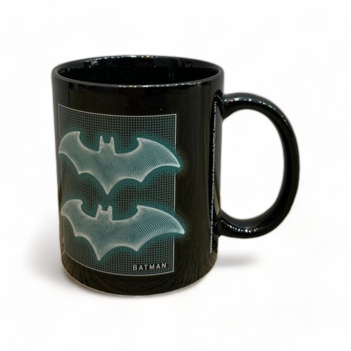 Taza de cerámica que brilla en la oscuridad de Batman 340ml