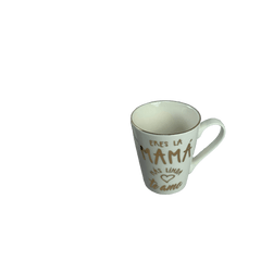 Taza Ceramica blanca la mama mas linda