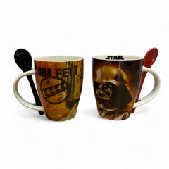 Juego de 2 tazas con cuchara de Star Wars 340ml