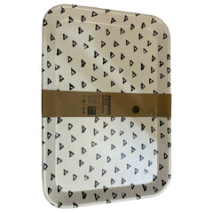 Bandeja de Bambu Blanca 39x17x3