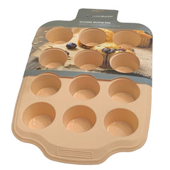 Molde de Silicon para Muffin Color Rosa