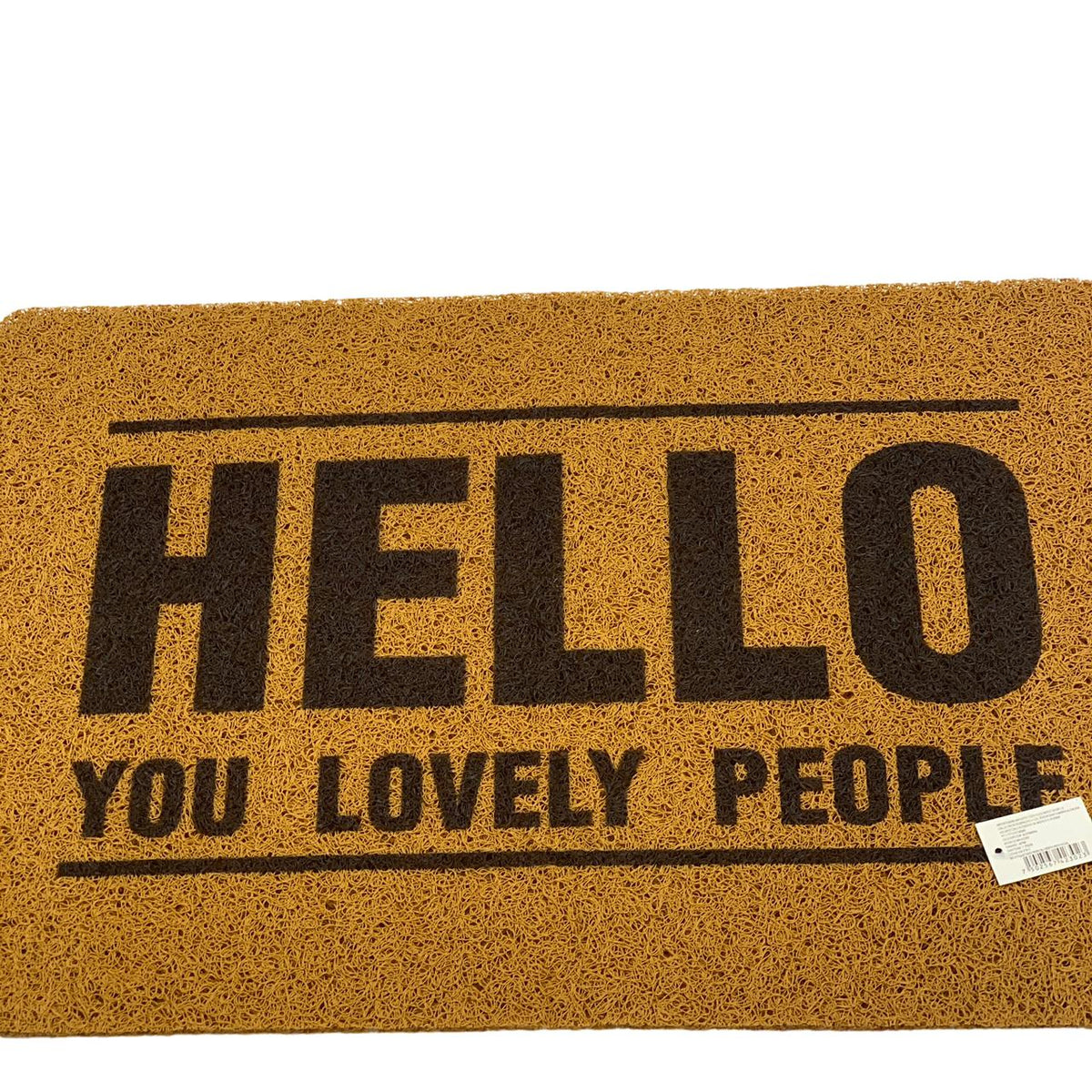 Tapete de Plastico Cafe Hello You Lovely People 50x40x1