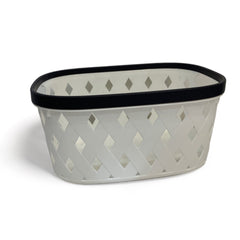 Cesto Mini Rectangular Blanco