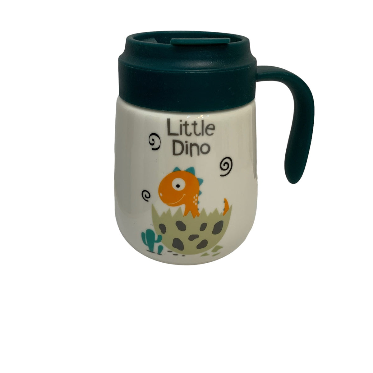 Taza de Ceramica con Taza, Aza y Popote