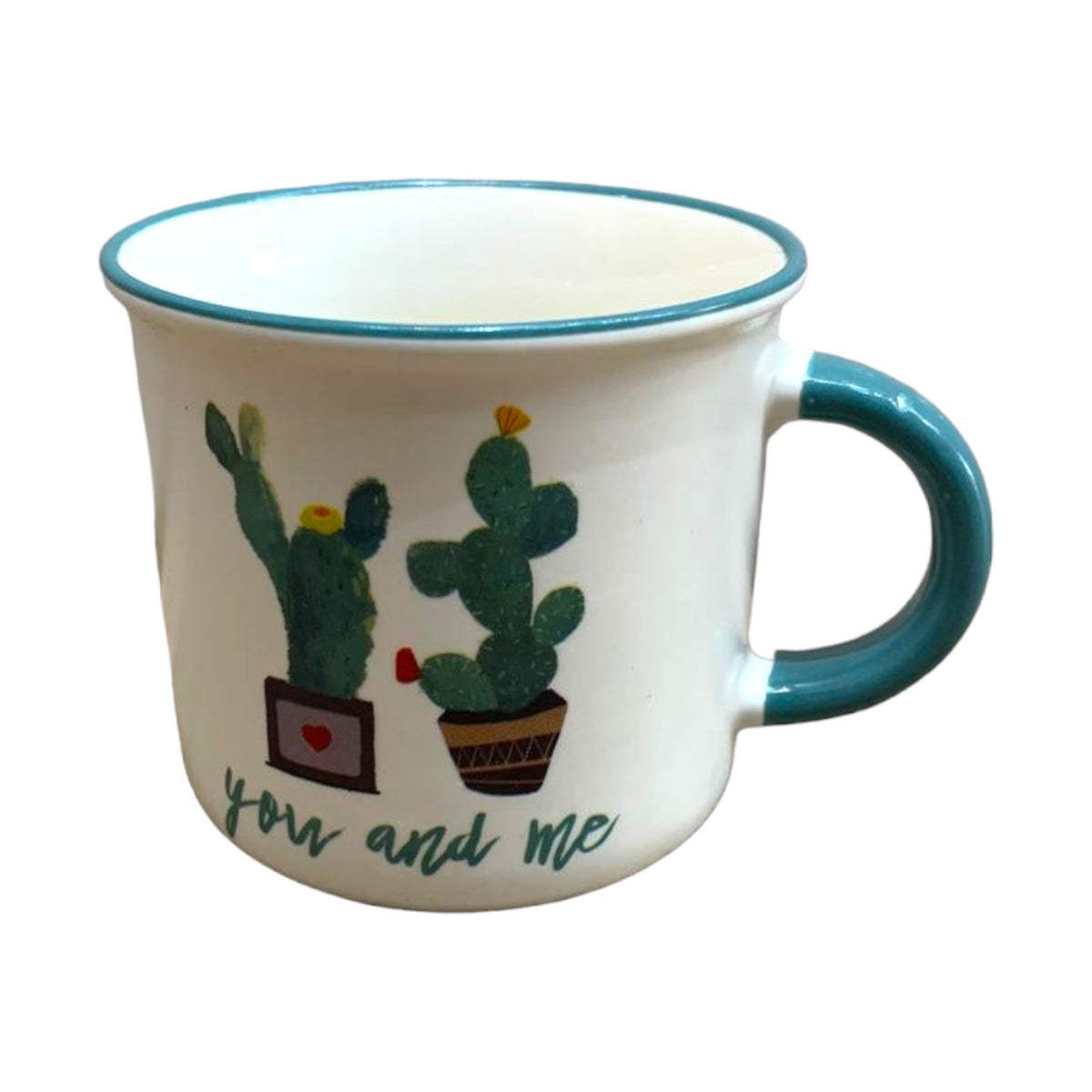 Tazas de porcelana cactus You and me 350ml