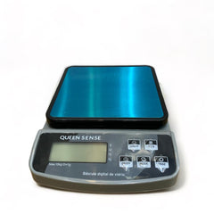 Bascula de cocina Queen Sense Gris Digital 1gr/10kg
