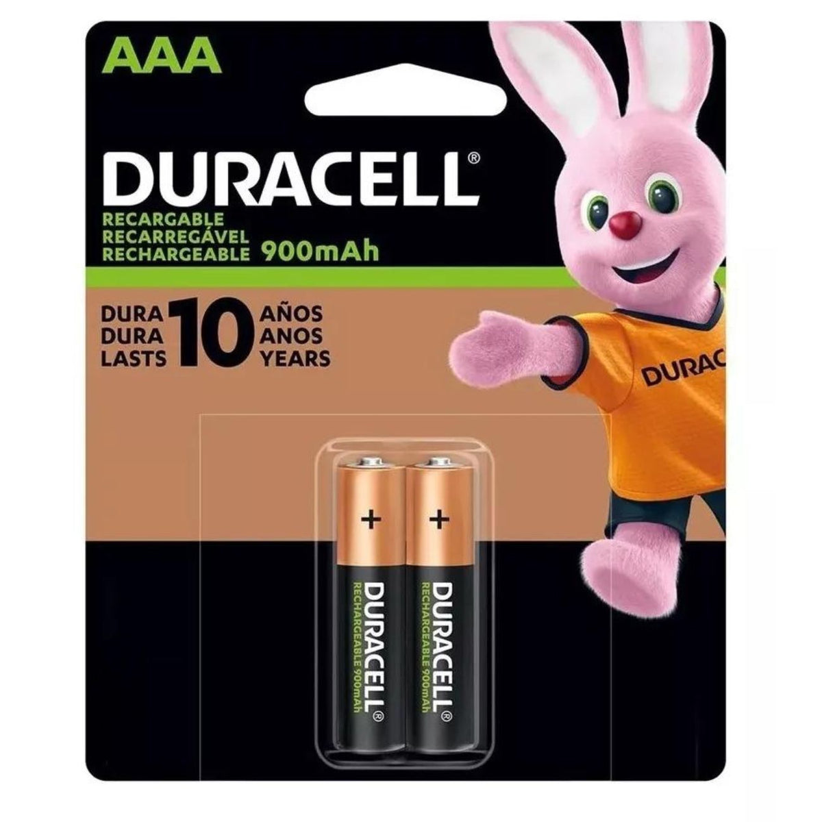 Pilas recargables Duracell AAA 2 Pilas AAA