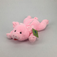 Peluche flufy acostado cochi