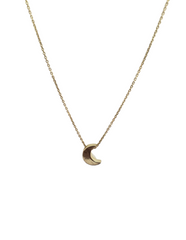 Gargantilla con dije de luna 2.6 gramos 45 cm